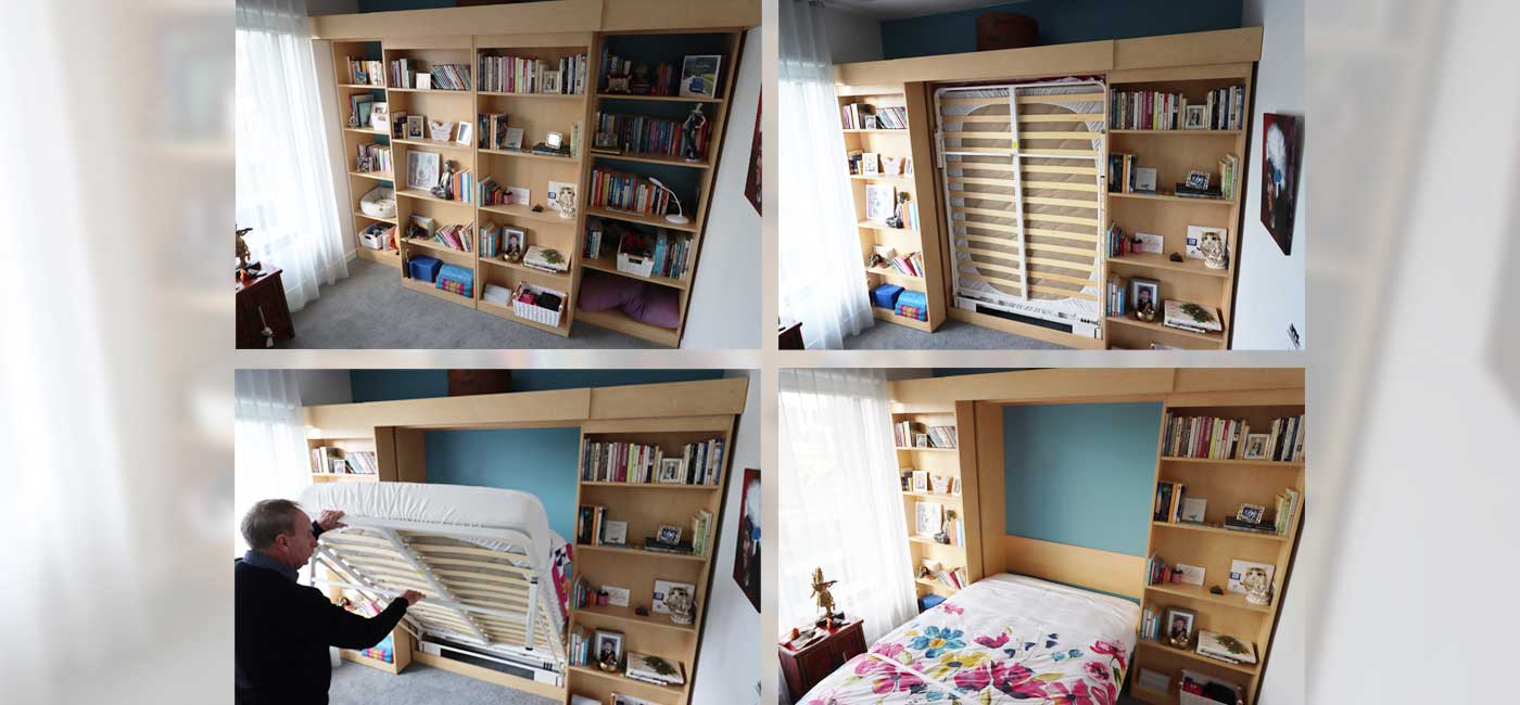 library murphy bed