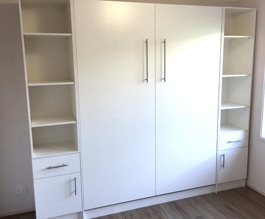 alpha bed with cabinets